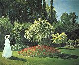 Jeanne-Marguerite Lecadre in the Garden by Claude Monet